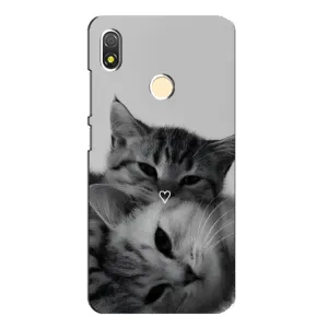 Чехол с рисунком кот на TECNO POP 3 (Пара котов)