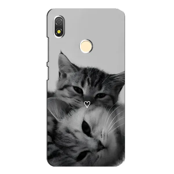 Чехол с принтом «Пара котов» для TECNO POP 3