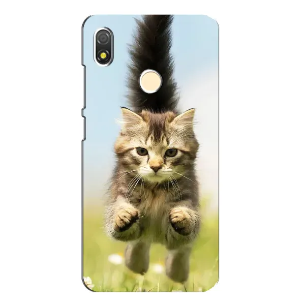Чехол с принтом «Прыжок кота» для TECNO POP 3