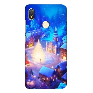Різдвяні Чохли для TECNO POP 3 (VPrint) (Різдвяне місто)