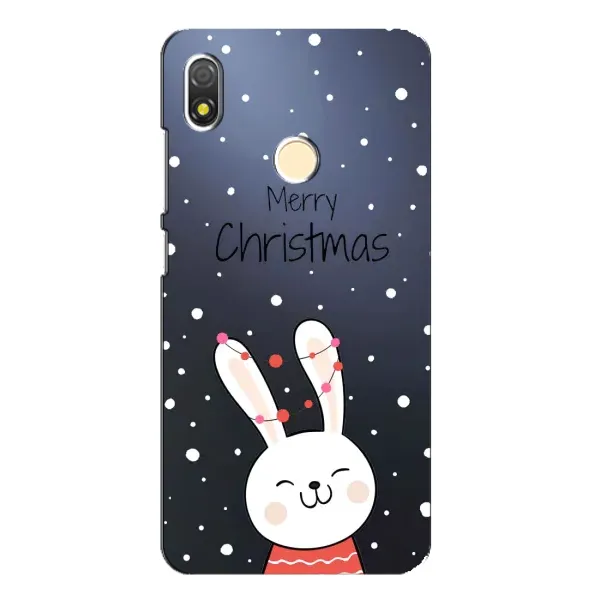 Чохол з принтом «Різдвяний заєць» для TECNO POP 3