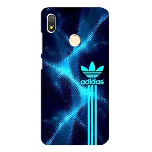 Чохли Адидас для TECNO POP 3 (AlphaPrint) (Синій Адідас)