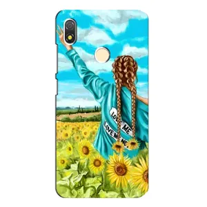Чехол для Патриота Украины TECNO POP 3 - (AlphaPrint) (Украиночка)