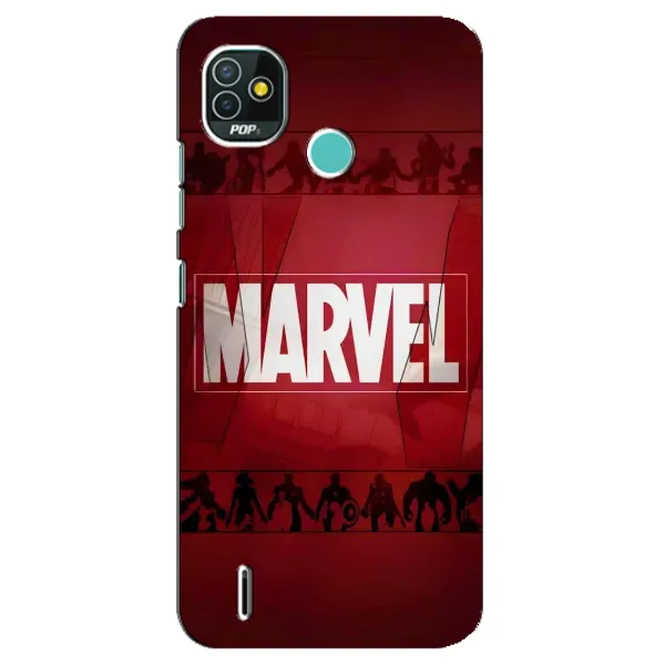 Чохол з принтом «MARVEL» для TECNO Pop 4 LTE