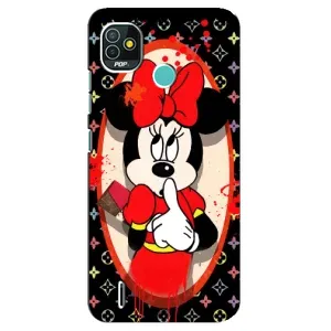 Чохол Disney Mouse TECNO Pop 4 LTE (PREMIUMPrint) (Мінні Маус ЛВ)