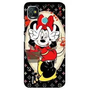 Чохол Disney Mouse TECNO Pop 4 LTE (PREMIUMPrint) (Мінні peace)