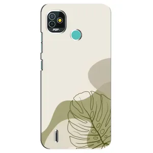 Чохол з принтом «Зелена монстера дизайн» для TECNO Pop 4 LTE