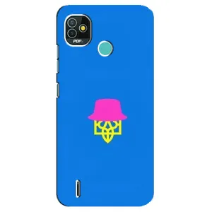 Чохли для TECNO Pop 4 LTE Укр. Символіка (AlphaPrint) (Шапка на гербу)