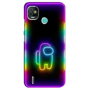 Чохли Амонг Ас для TECNO Pop 4 LTE (AlphaPrint) (Яскравий скін)