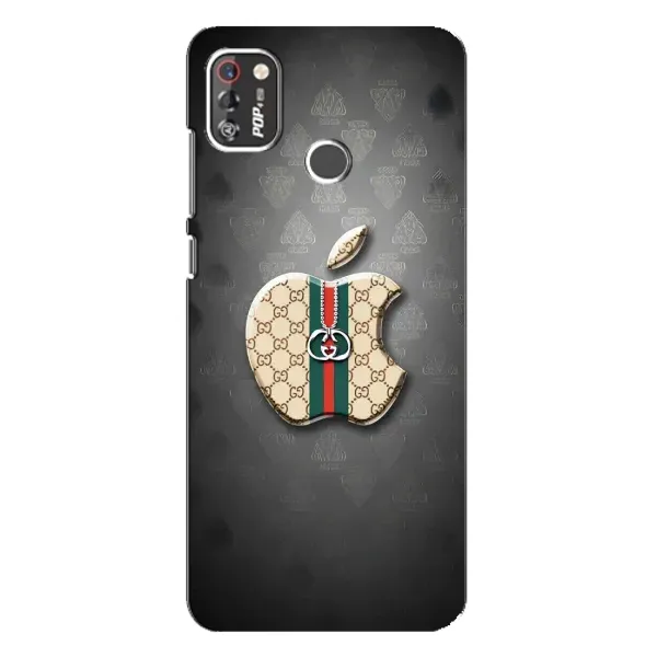 Чохол з принтом «Apple gucci» для TECNO POP 4 Pro