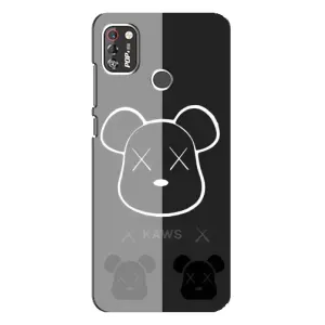 Чохли для TECNO POP 4 Pro - Bearbrick Louis Vuitton (PREMIUMPrint) (БеарБрік очі)