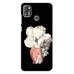 Чехлы (ART) Цветы на TECNO POP 4 Pro (VPrint)