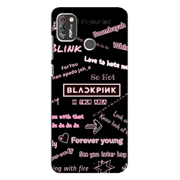 Чохол з принтом «BLACKPINK» для TECNO POP 4 Pro