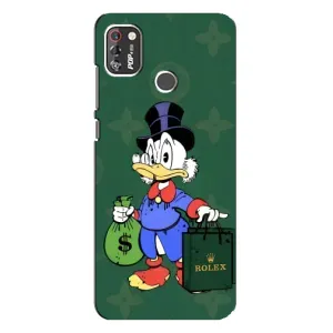 Чехли для TECNO POP 4 Pro - Скрудж МакДак Louis Vuitton (PREMIUMPrint) (Богата Утка)