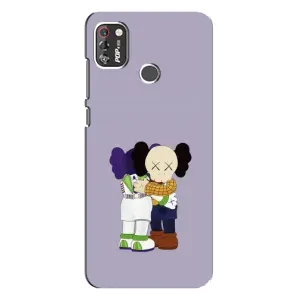Чохли для TECNO POP 4 Pro - Bearbrick Louis Vuitton (PREMIUMPrint) (Дружба Беарбрік)