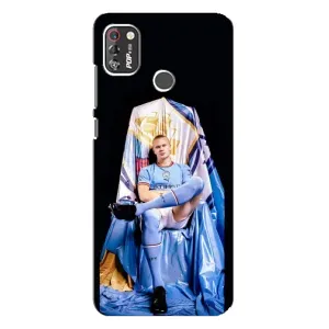 Чохли з футболістом Ерлінг Холанд для TECNO POP 4 Pro (AlphaPrint) (футболіст Холанн)