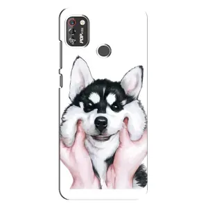 Чехол с Хаски для TECNO POP 4 Pro - (AlphaPrint)