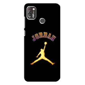 Чохли для TECNO POP 4 Pro - з картинкою JORDAN (AlphaPrint) (Jordan Gold)
