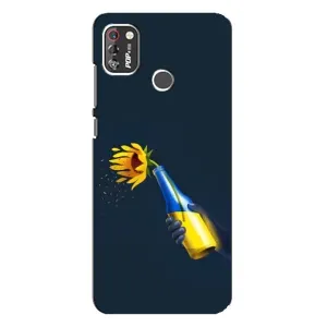 Чохол для Патріота України TECNO POP 4 Pro - (AlphaPrint) (Коктель молотова)