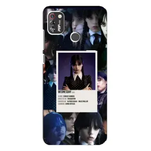 Чохли Венсдей на TECNO POP 4 Pro Уенсдей (AlphaPrint) (колаж Венздей)