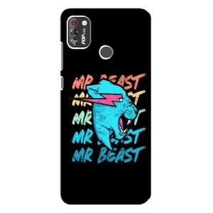 Чохли Містер Біст для ТЕКНО ПОП 4 Про (logo Mr beast)