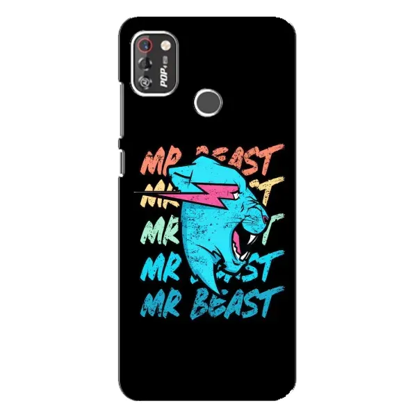 Чохол з принтом «logo Mr beast» для TECNO POP 4 Pro