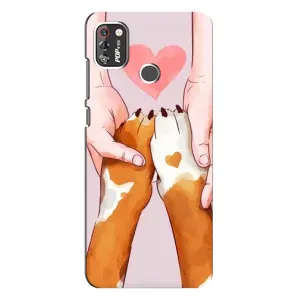 Чохли з собаками для TECNO POP 4 Pro (VPrint) (Любовь до собак)