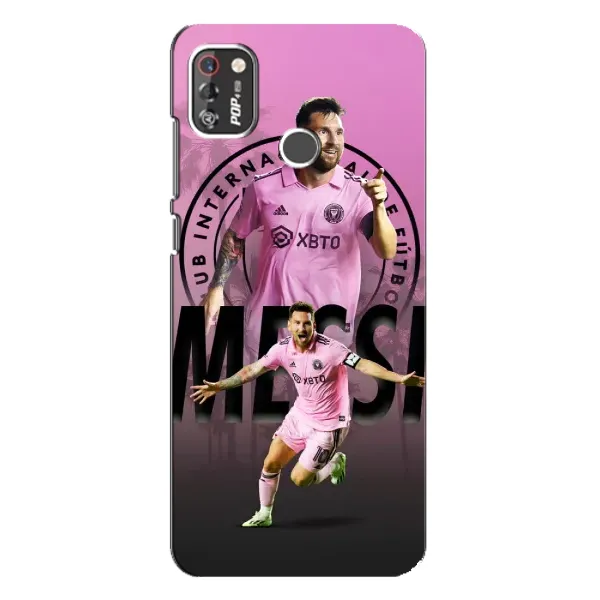 Чохол з принтом «Messi Miami» для TECNO POP 4 Pro