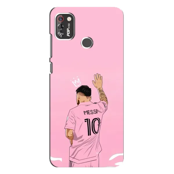 Чохол з принтом «Мессі Маямі» для TECNO POP 4 Pro