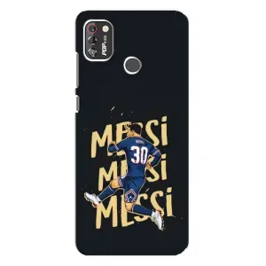 Чохли для TECNO POP 4 Pro (Leo чемпіон) (AlphaPrint) (Messi ПСЖ)