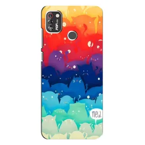 Чехол с принтом «Mew» для TECNO POP 4 Pro