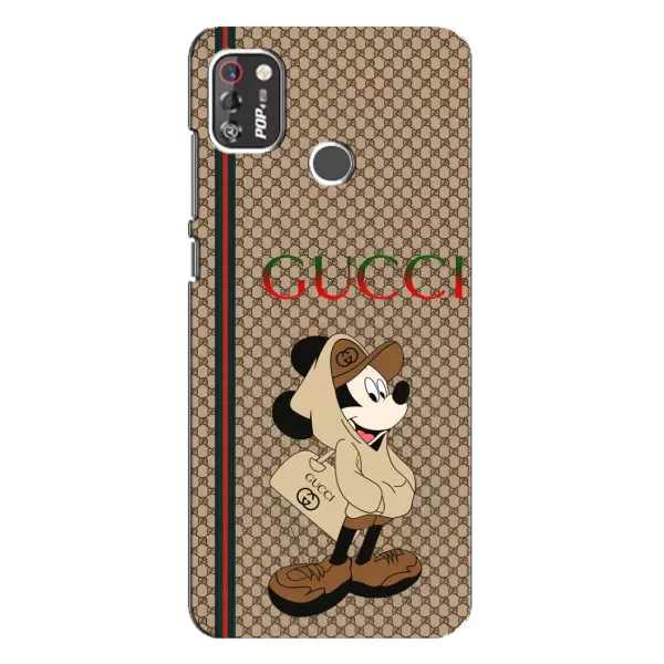 Чохол з принтом «Mickey GUCCI» для TECNO POP 4 Pro