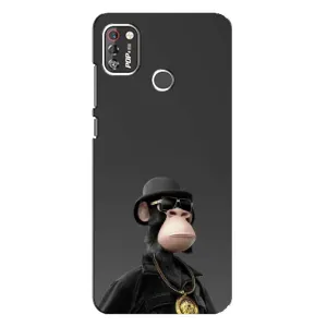 Чехлы с Обезьянами NFT для TECNO POP 4 Pro (AlphaPrint) (Обезьяна NFT)