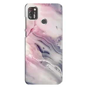 Мраморний чехол на TECNO POP 4 Pro (VPrint) (Пурпурний Мрамор)