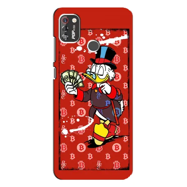 Чохол з принтом «Scrooge MagDag» для TECNO POP 4 Pro