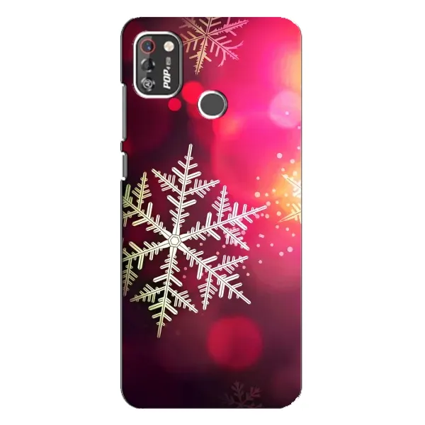 Чехол с принтом «Снежинка» для TECNO POP 4 Pro