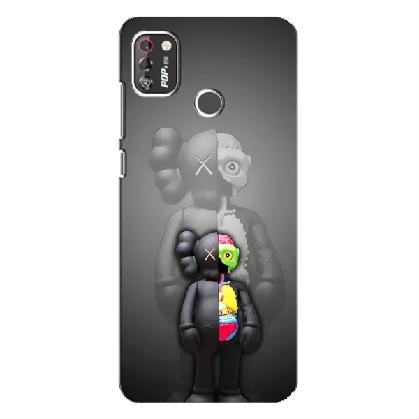 Чохол з принтом «Тіло Bearbrick» для TECNO POP 4 Pro