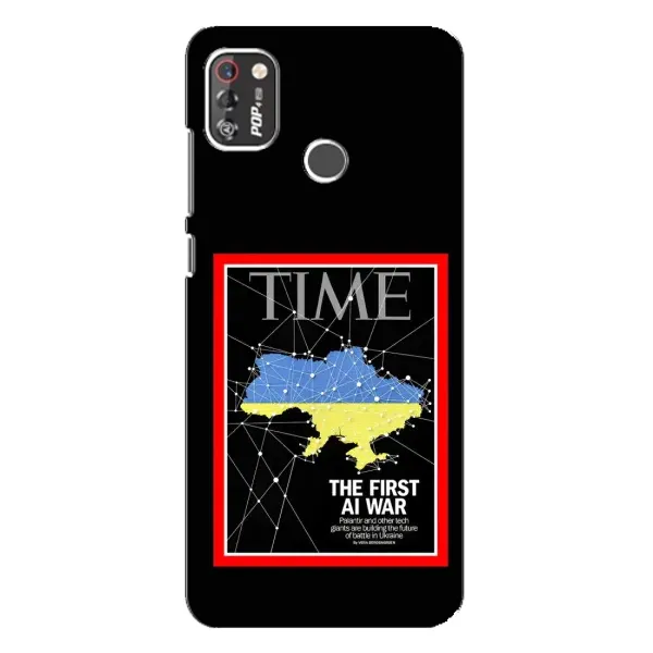 Чохол з принтом «TIME Ukraine» для TECNO POP 4 Pro