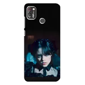 Чохли Венсдей на TECNO POP 4 Pro Уенсдей (AlphaPrint) (погляд Венздей)