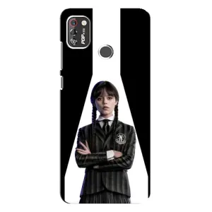 Чохли Венсдей на TECNO POP 4 Pro Уенсдей (AlphaPrint) (W-Wednesday)