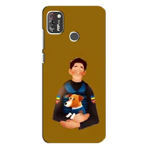 Чохли з картинкою собаки Патрон для TECNO POP 4 Pro (AlphaPrint) (ЗСУ Патрон)