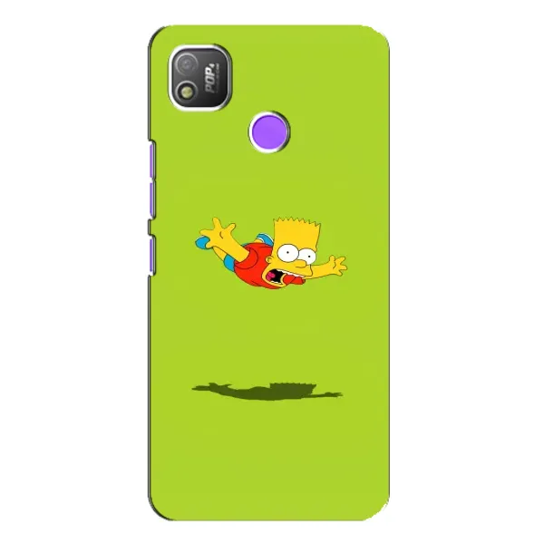 Чехол с принтом «Барт Симпсон» для TECNO POP 4