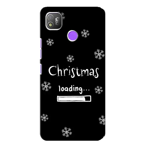 Чехол с принтом «Christmas loading» для TECNO POP 4