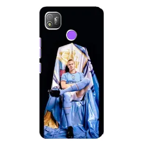 Чехлы с футболистом Ерлинг Холанд для TECNO POP 4 (AlphaPrint) (футболист Холанн)