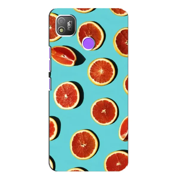 Чохол з принтом «Грейпфрут» для TECNO POP 4