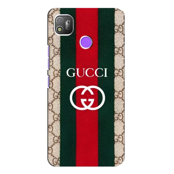 Чохол з принтом «Gucci дизайн» для TECNO POP 4