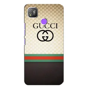 Чехлы ГУЧЧИ для Техно Поп 4 (AlphaPrint) (GUCCI стиль)