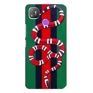 Чехлы ГУЧЧИ для Техно Поп 4 (AlphaPrint) (Gucci змия)