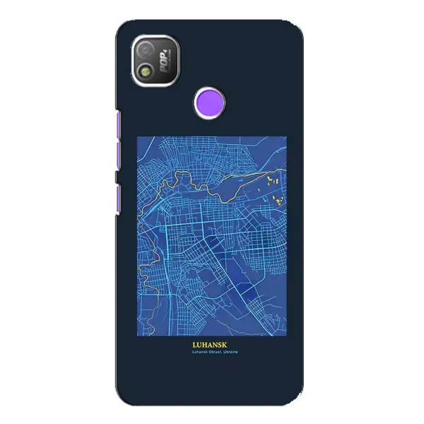 Чехол с принтом «Гуганск» для TECNO POP 4