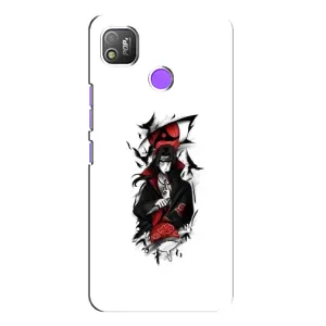 Чехлы на тему: Итачи Учиха для TECNO POP 4 (AlphaPrint) (Итачи с атрибутами)